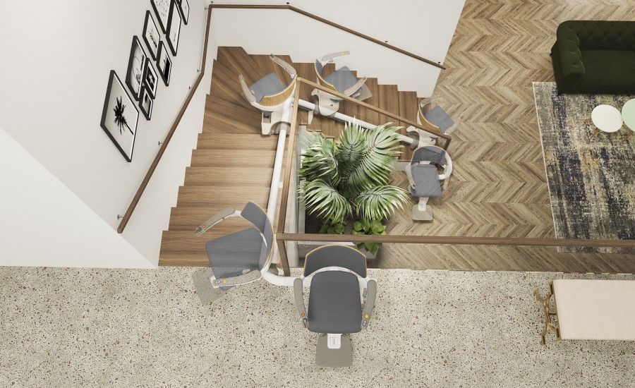 S200 Curved Stair Lifts