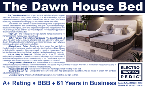 is the Dawn House Living 3 motor fully electric high low smart bed the best