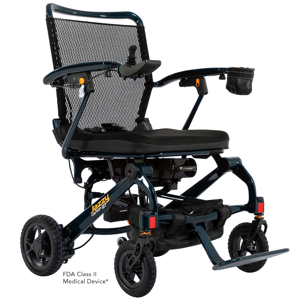 Pride Jazzy Carbon HD folding heavy duty electric wheelchair