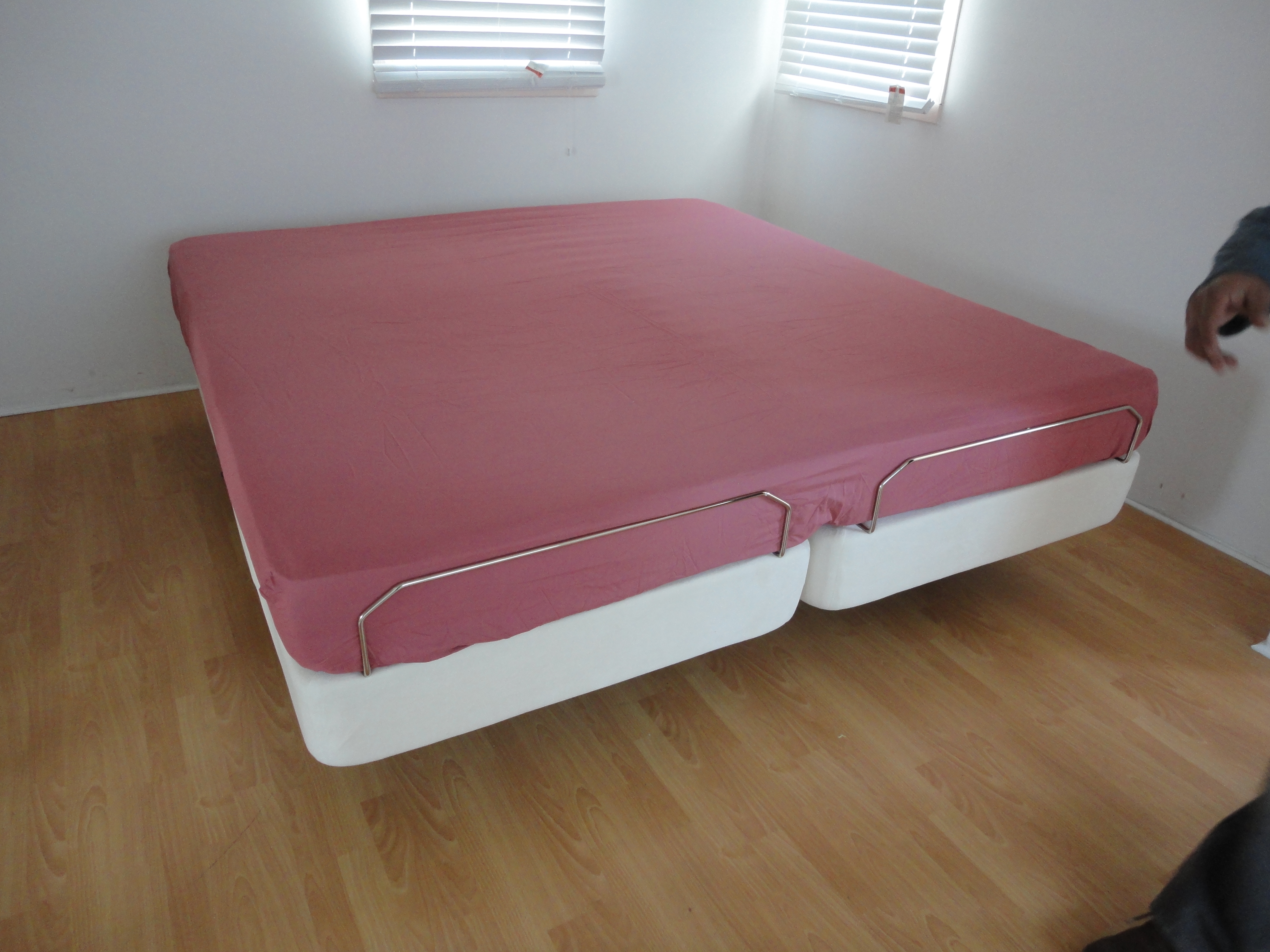 La Twin Single Adjustable Bed Size In, Two Twin Beds Equal A King