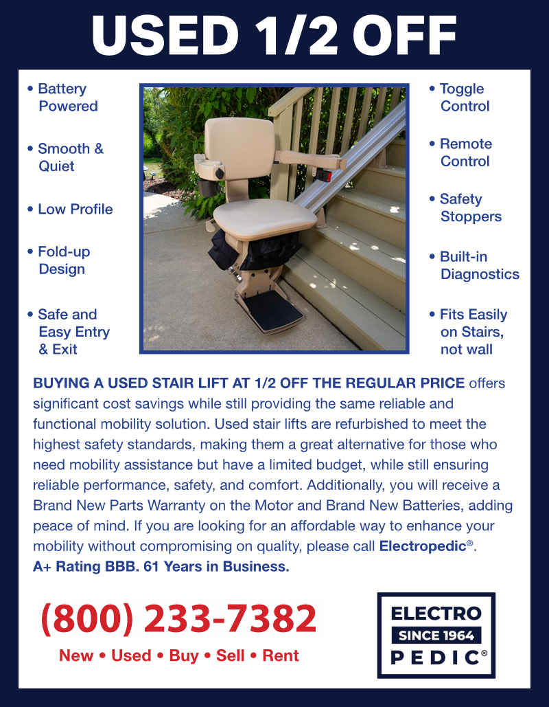 Used Stair Lifts ½ off